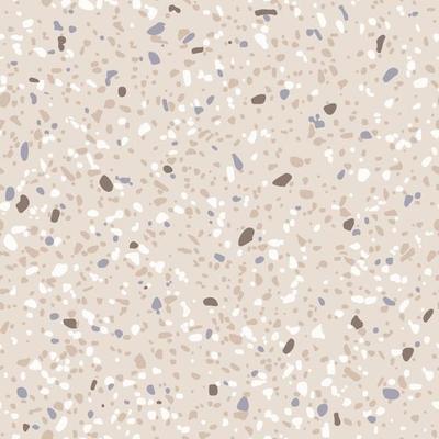 Terrazzo floor marble seamless hand crafted pattern. Traditional venetian material. Small parts of granite and quartz rocks and sprinkles mixed.Abstract vector background for architecture designs