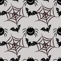 halloween cute item seamless vector design gray background