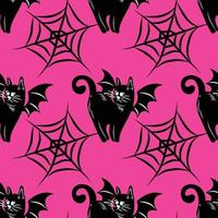 halloween cute items seamless vector design