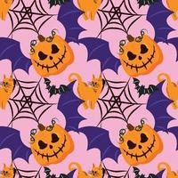 halloween cute item seamless art vector design