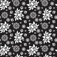 Abstract floral seamless pattern vector