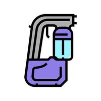 tan spray machine color icon vector illustration