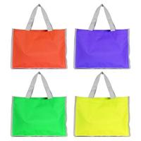 set of colorful shopping bag isolated on white with clipping path photo