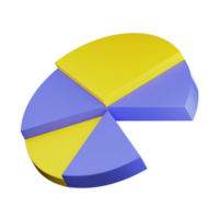 Bar Chart 3D Illustration png