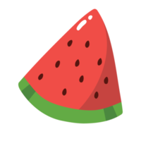 Watermelon Fruit 2D Illustration png