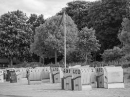 the beach of Eckernfoerde in germany photo