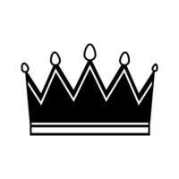 Crown isolated on white background vector