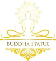 buddha statue vector