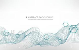 Abstract vector background smooth line connection.white wallpaper.technology medical