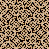 Seamless Pattern With Celtic Knot Style vector