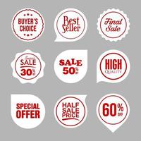 Modern super sale stickers and tags colorful collection vector