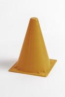 Orange Cone White Background photo