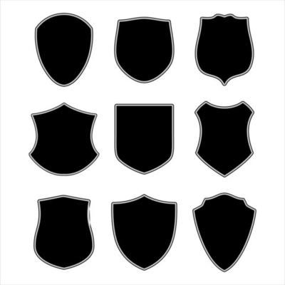 Shield Black And White Vector Art, Icons, and Graphics for Free Download