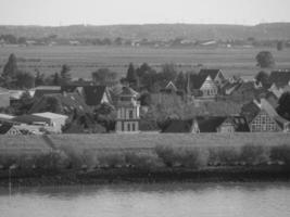 hamburgo y el río elba foto