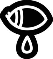 crying eye icon vector