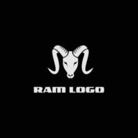 Ram logo, mascot team vector