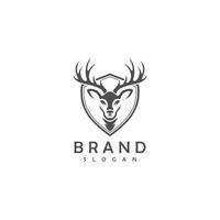 Deer Logo Template vector Illustration