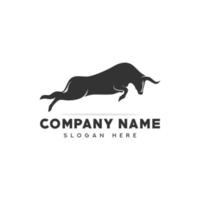 Bull Logo Template vector Illustration