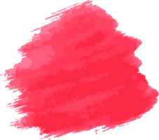 roter aquarellpinselstrich png