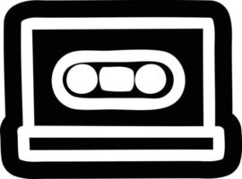 cassette tape icon vector