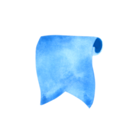 aquarela de banner de fita png