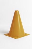 Orange Cone White Background photo