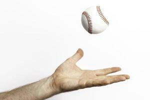 Baseball Toss In Air photo