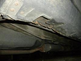 Technical inspection of the car at the service station photo