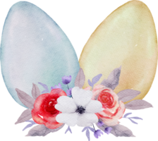 Easter cartoon watercolor png