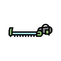 sickle farm equipment color icon vector illustration