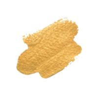 gouden aquarel penseelstreek png