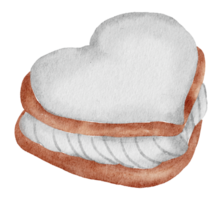 dessert aquarel cartoon schattig png