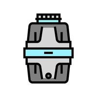 garbage disposal color icon vector illustration