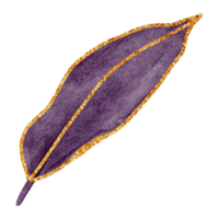 fiore con acquerello oro png