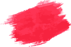 roter aquarellpinselstrich png