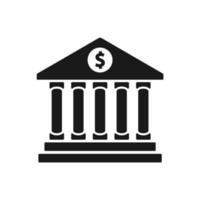 plantilla de logotipo de vector de ilustración de banco