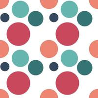 full color dot background seamless pattern vector