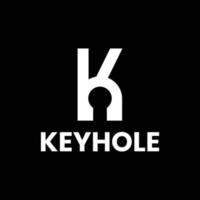 modern and simple letter K keyhole logo vector template