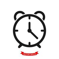 alarm icon in trendy flat style vector