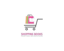 Shopping logo template vector