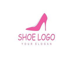 vector de plantilla de logotipo de tienda de zapatos