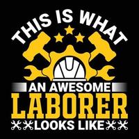 Labor Day T Shirt Design vector