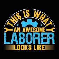 Labor Day T Shirt Design vector