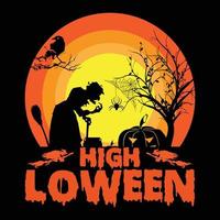 Halloween t-shirt design for Halloween t shirt vector