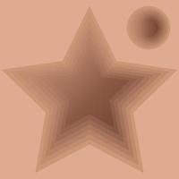 Realistic abstract background, star texture with soft brown color vector