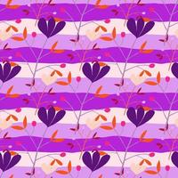linda flor de patrones sin fisuras. papel tapiz floral abstracto sin fin. fondo botánico creativo. vector