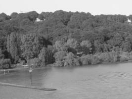 Hamburg at the river elbe in germany photo