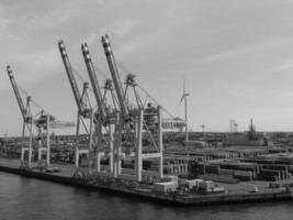 Hamburg and the river elbe photo