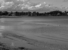 the beach of Eckernfoerde in germany photo