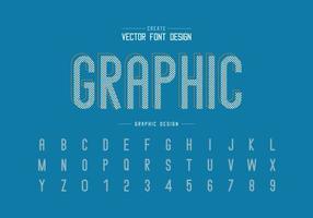 Pixel font and alphabet vector, Letter typeface and number design, Graphic text on background vector